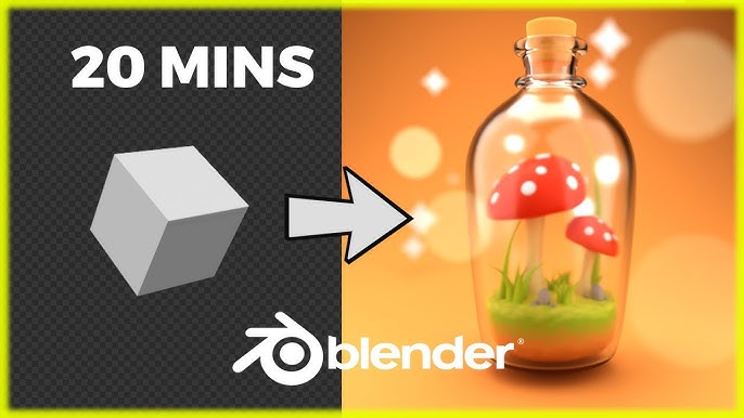 3 Minute Bottle in Blender 