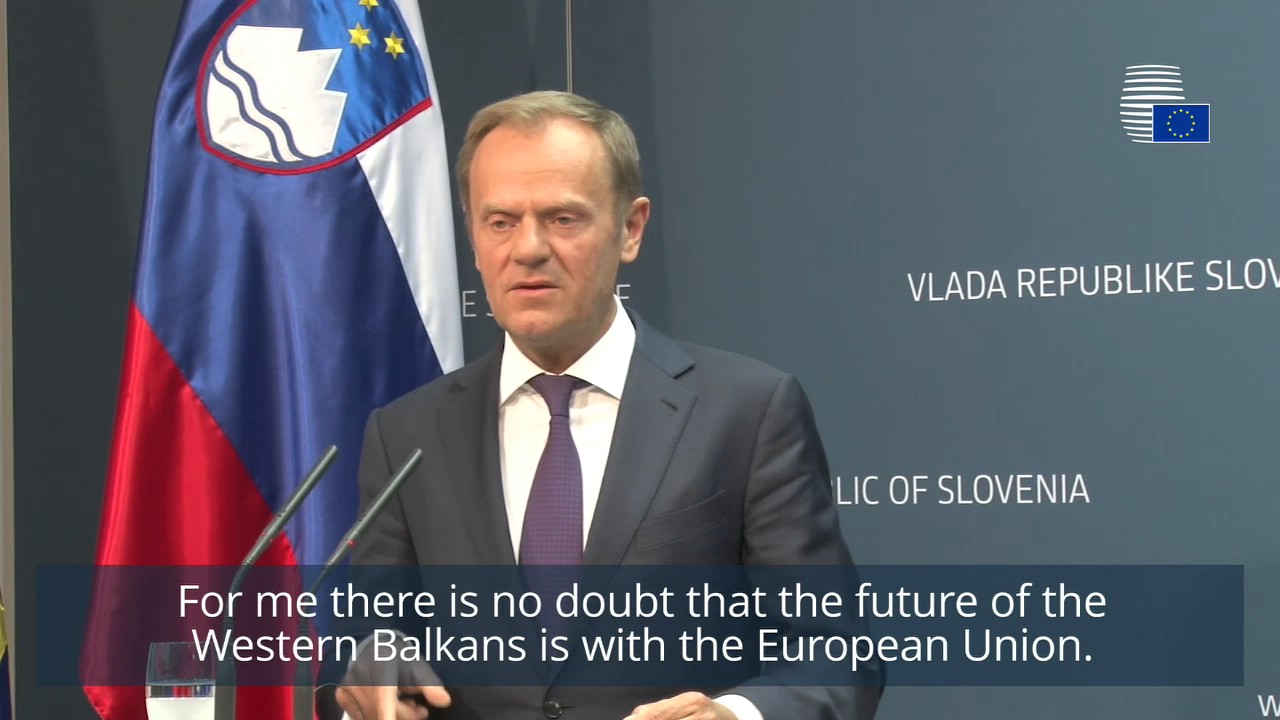 Donald Tusk visits Slovenia