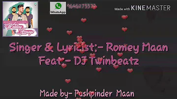 Wedding arrange  ( full video ) Romey Maan feat.DJ Twinbeatz  latest punjabi songs 2018