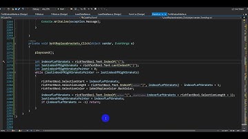Select Specific text in richTextBox