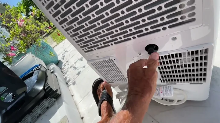 How to drain Hisense Dual Hose 8000 BTU Portable AC