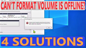 Windows cannot format the volume because the volume is offline.(SSD,HDD,USB,PEN DRIVE)