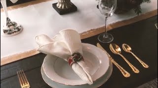 DIY xmas napkin ring/ anneaux de serviette de table