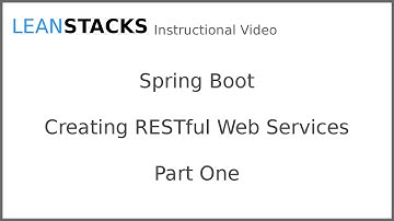 Creating RESTful Web Services with Spring Boot - Part 1