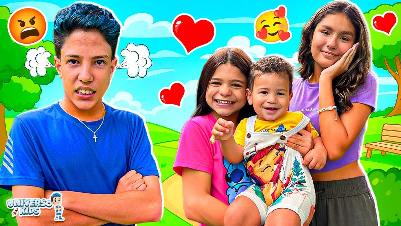 Henrique Aprende com suas amigas que não precisa ter ciúmes do seu irmão BEBÊ Heitor