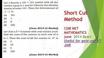 csir net jrf mathematics june 2014 previous year question