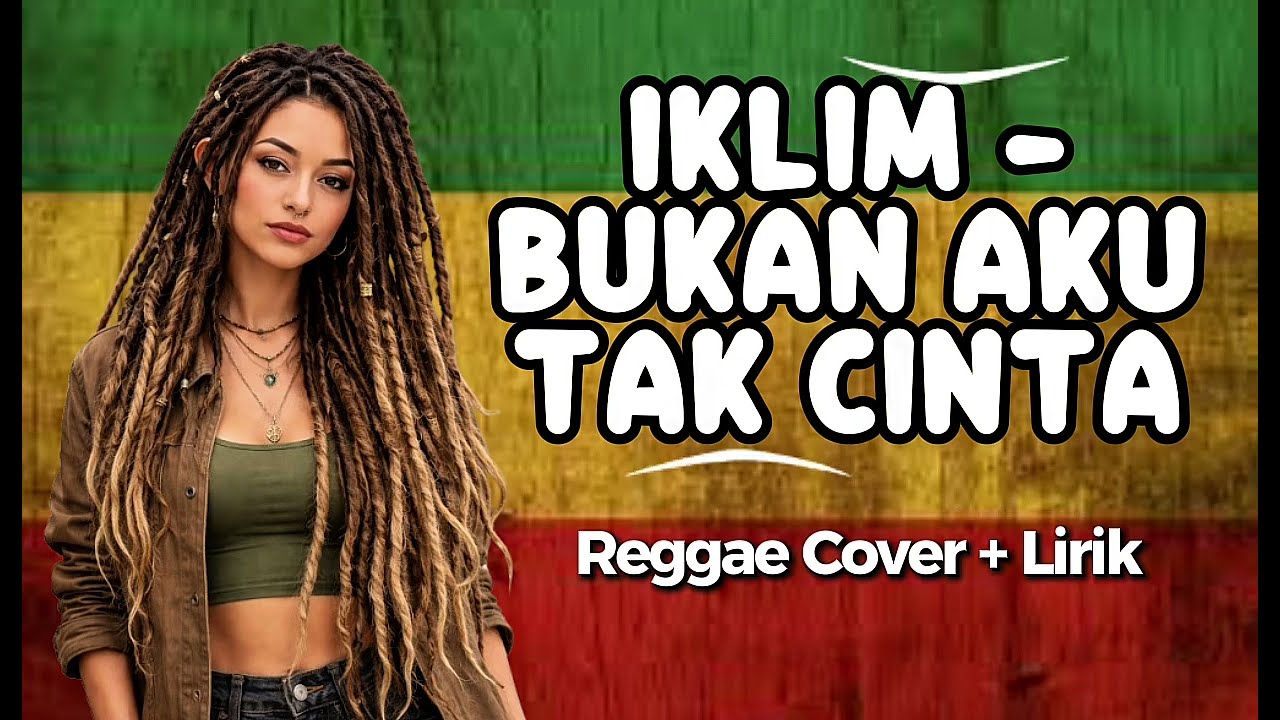 Iklim- Bukan Aku Tak Cinta Reggae Cover+ Lirik ❤️💛💚