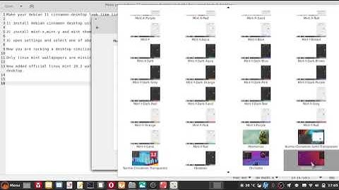 Make your Debian 11 Cinnamon Desktop look like Linux Mint LMDE 5 desktop.