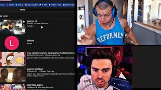 WHEN TYLER1 REACTS TO EU LOST AT WORLDS CHAMPIONSHIP | MIDBEAST MUSCLE MEMORY SEARCH ON YOUTUBE |LOL