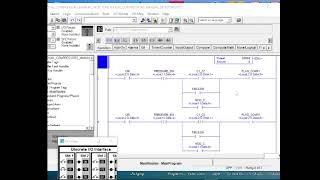 Dual compressors with manual selector plc project.