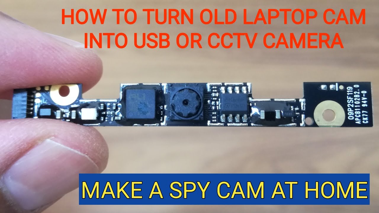 Uitputting maximaal vacuüm How To Convert Old Laptop Cam Into USB Camera | Make A Spy Cam From Laptop  Webcam - YouTube