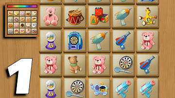 Tile Connect - Free Tile Puzzle & Match Brain Game - Gameplay Part 1 Levels 1-8 (Android,iOS)