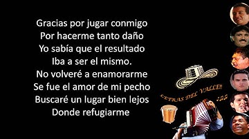 Nunca Comprendí - Jorge Oñate (Letra)