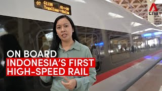 Bagaimana rasanya menaiki kereta berkecepatan tinggi pertama di Indonesia dari Jakarta ke Bandung