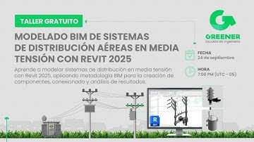 Modelado BIM de Sistemas de Distribución Aéreas en Media Tensión con REVIT 2025