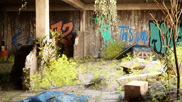 Unreal Engine 5. - Cinematic short -  /Abandoned building/ UE5 [HD] #unrealengine5 #ue5 #megascans