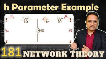 3 - Example of H Parameters: Input & Output Admittance, Forward & Reverse Current Gain