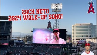 2024 ZACH NETO LIVE WALK-UP SONG! | 2024 Angels Baseball