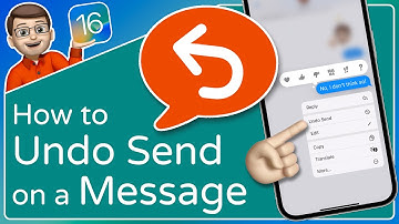 Undo iMessage Disasters with iOS 16