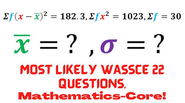 Mean from Frequency Distribution table|| Statistical Data||WASSCE Prep
