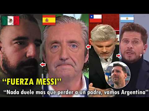 THEY BREAK DOWN! JOURNALISTS FROM ALL OVER THE WORLD REACTED THIS WAY TO THE DEATH OF JORGE MESSI...