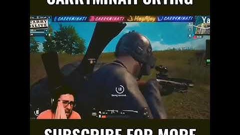CARRYMINATI CRYING FOR REVIVE😭| PUBG MOBILE |  #CARRYMINATI #PUBGMOBILE #FUNNY #SHORTS