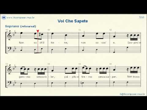 279 voi che sapete soprano youtube voi che sapete sheet music