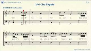 279 - Voi Che Sapete - (Soprano) chords