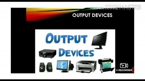Computer: Chapter-1 Input,Output and Storage Devices (Class IV)