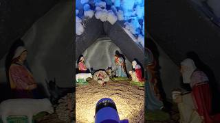 Birth of jesus Christ 💙 |Beautiful art work | krishnanagar #shorts #happynewyear2024 #shortsfeed
