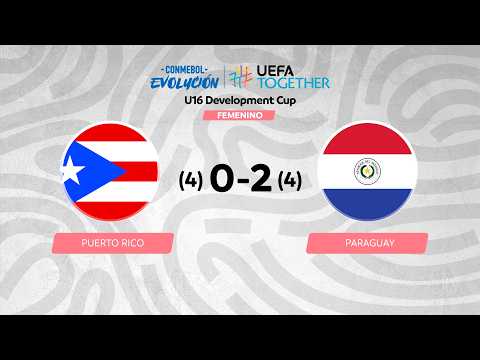 PUERTO RICO vs. PARAGUAY | HIGHLIGHTS | UEFA CONMEBOL DEVELOPMENT CUP FEMENINA — football highlights