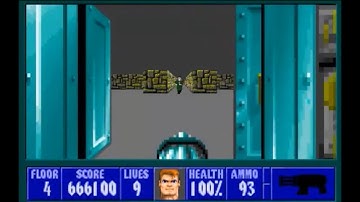 Wolfenstein 3D: Ultimate Challenge (Custom Level Mod) - Episode 2 Floor 4