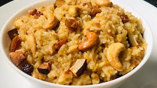 Chakkera Pongali Recipe Sweet Pongal Prasadamnavaratri Prasadam Prasadam Recipes Teluginti Vanta