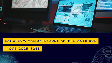 🚨 Langflow CVE-2025-3248 – Pre-Auth Remote Code Execution via validate/code API | POC #cve  #poc