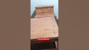 bộ bàn ghế gỗ xưa