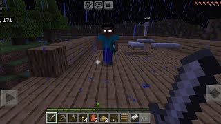 Surviving A Herobrine In Minecraft Survival