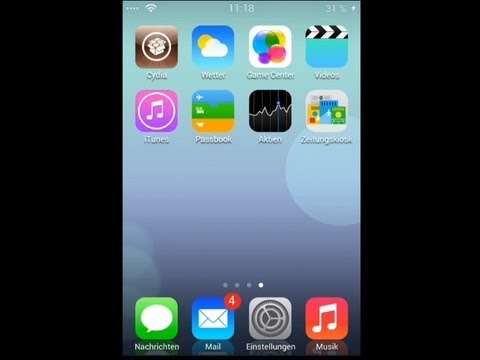 IOS 7 Special 2 - 1/6 iOS 7 Dynamic Wallpaper in iOS 6 