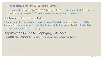 How to Deploy AWS Lambda with boto3 and Docker