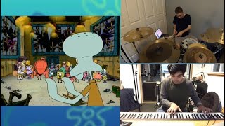 Spongebob Band Fight w/Drums &amp; Piano