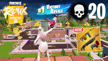 20 Elimination Solo Vs Squads Win Gameplay (Fortnite Chapter 2 Remix Keyboard & Mouse)