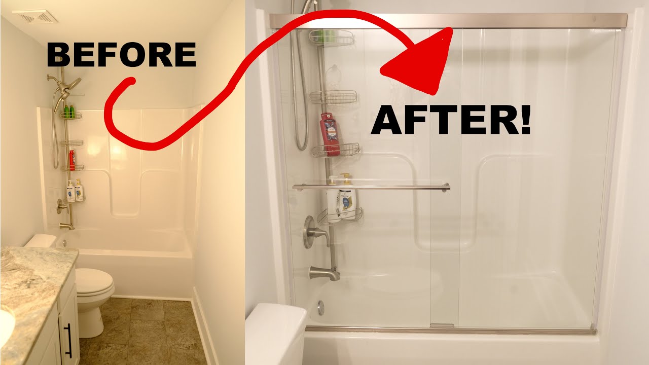 How to Install Glass Doors on a Bathtub. YouTube