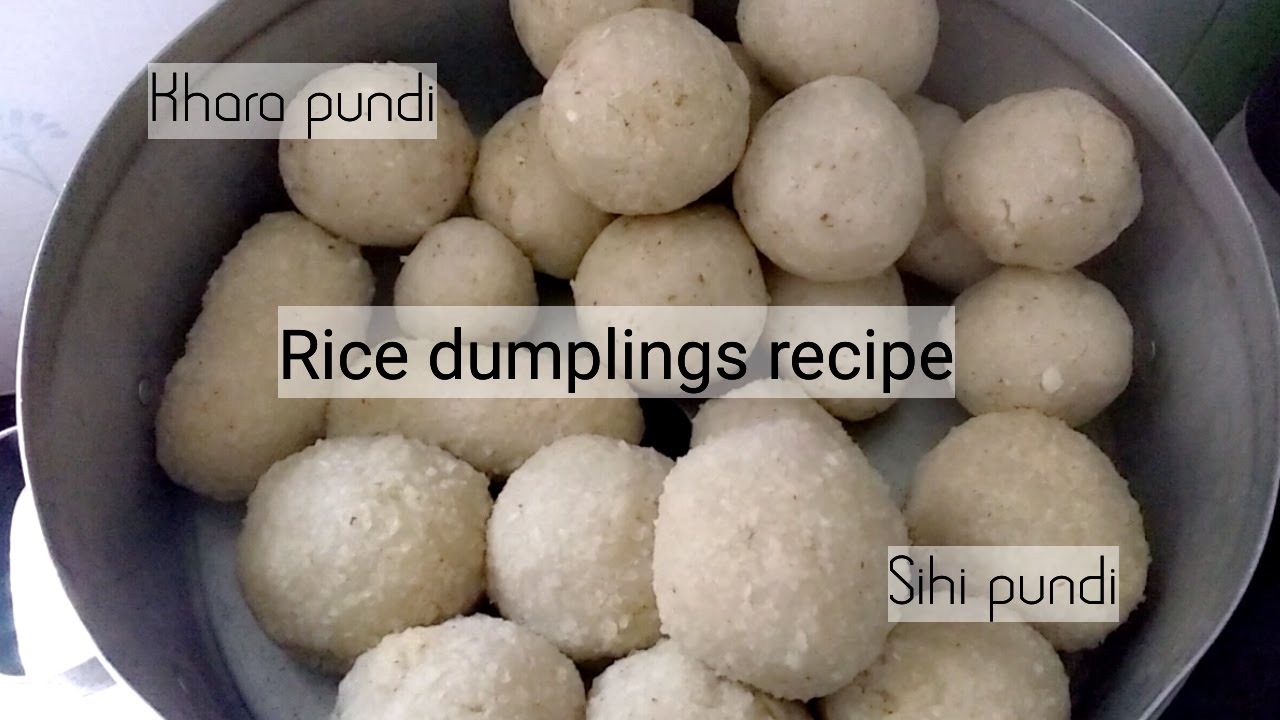 Sihi pundi & Khara pundi recipe, sweet and spicy rice dumplings | Mangalore Food