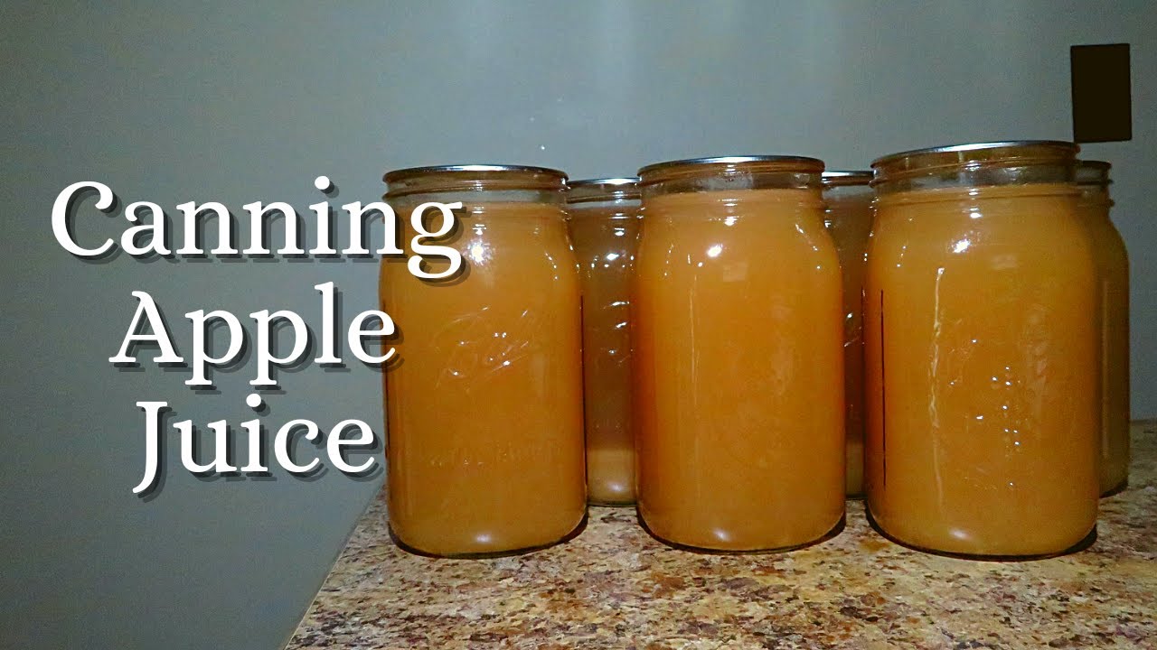 Canning Apple Juice