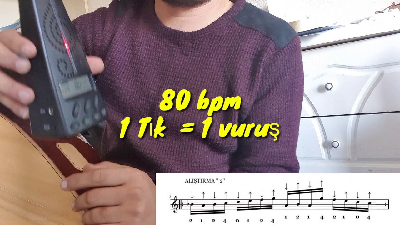 Metronomla Egzersiz Nasıl Çalışılır