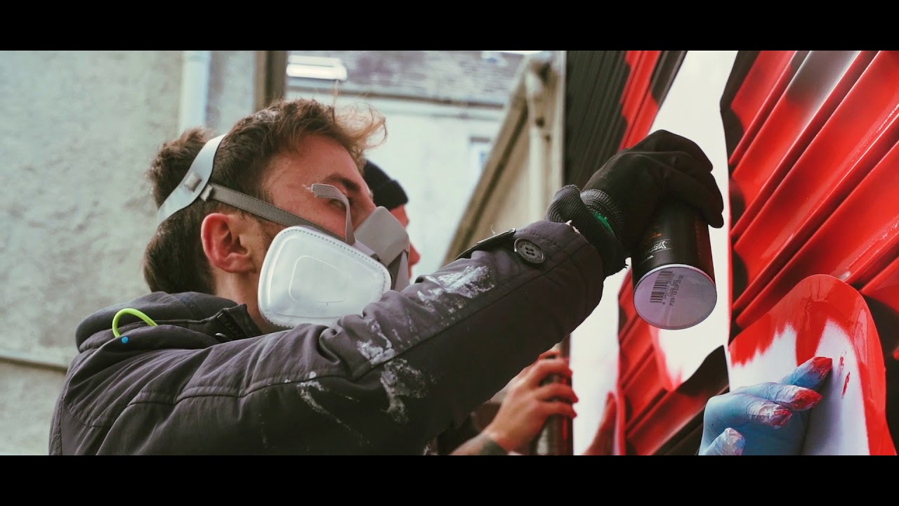 Shutter Painting - Savage Martial Arts Bangor- Ace SprayWorks