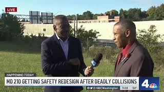 Interchange Along Maryland Route 210 Redesigned After Deadly Collisions | NBC4 Washington