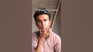 Trying to get hollow cheeks day 1                     .#shahentertainment #looksmaxing #hollowcheeks