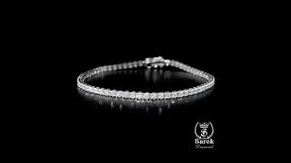 Pırlanta Su Yolu Bileklik 2.40 E Vs 14K