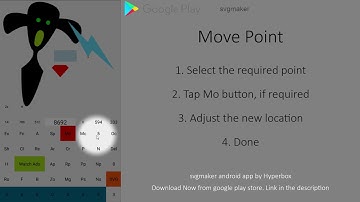 How to move the point of the shape in svgmaker android app