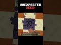 Unexpected 😱 | #minecraft #shorts